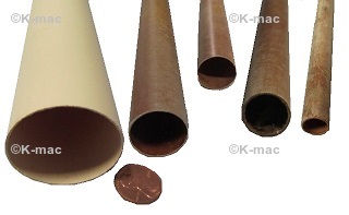 Linen Phenolic Tubes 1/32' Wall Thickness
