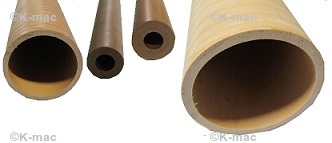 Linen Phenolic Tubes 1/2" Wall Thickness